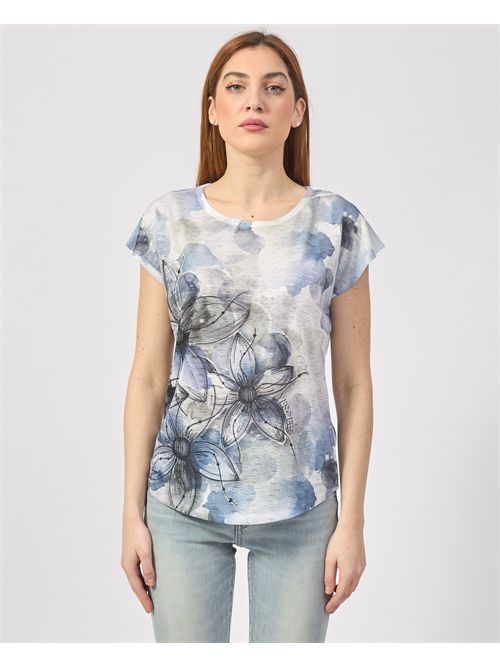 T-shirt donna Yes Zee con stampa sublimatica YES ZEE | T243-Y3022713